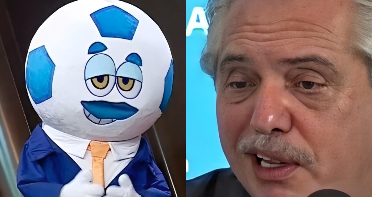 La nueva mascota de la Conmebol se hizo viral… ¡por parecerse a Alberto Fernández!