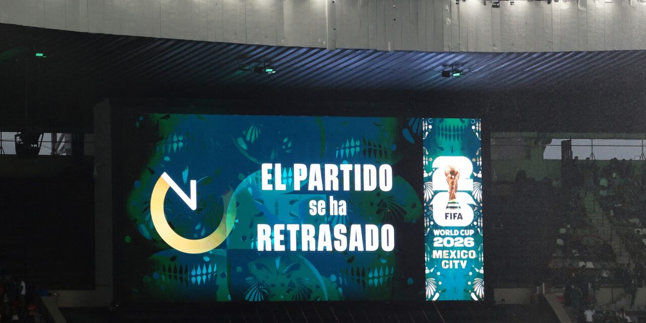 ¡Se retrasa el partido México vs Ecuador por una tormenta eléctrica ⚡🌧️