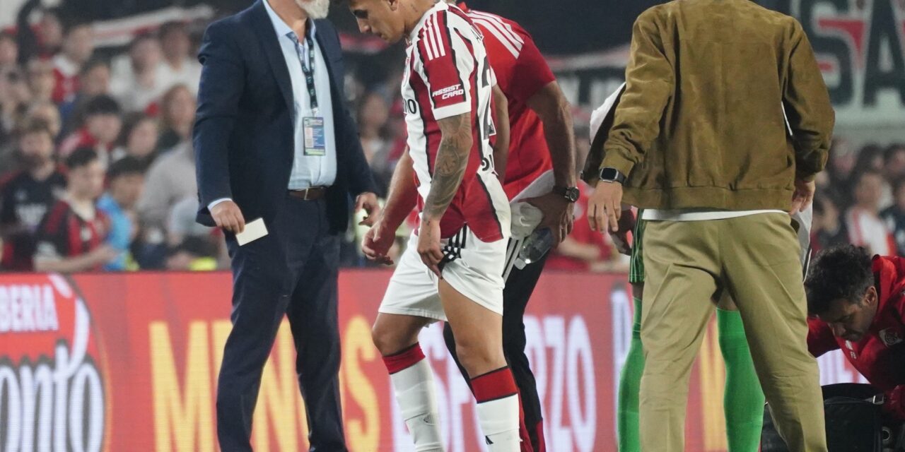 ¡Golpe duro para River y la selección! Lesiones en el partido contra Huracán sacuden el plan