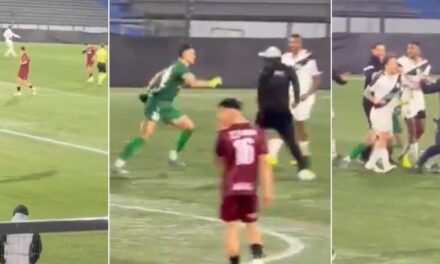 Hinchas de Danubio irrumpen en la cancha y atacan a sus propios jugadores ⚽🔥