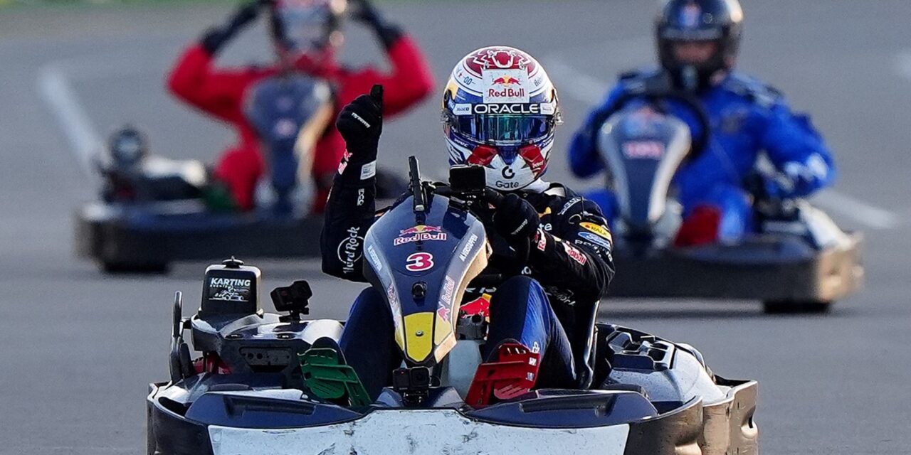 Max Verstappen domina en un desafío épico en karting 🚗🔥