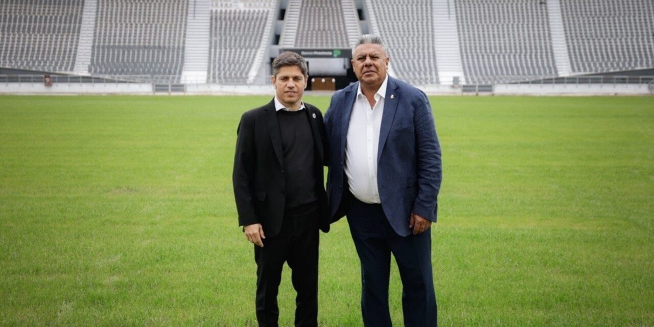 Kicillof y Tapia se unen para poner a punto el Estadio Único de La Plata ⚽🏟️