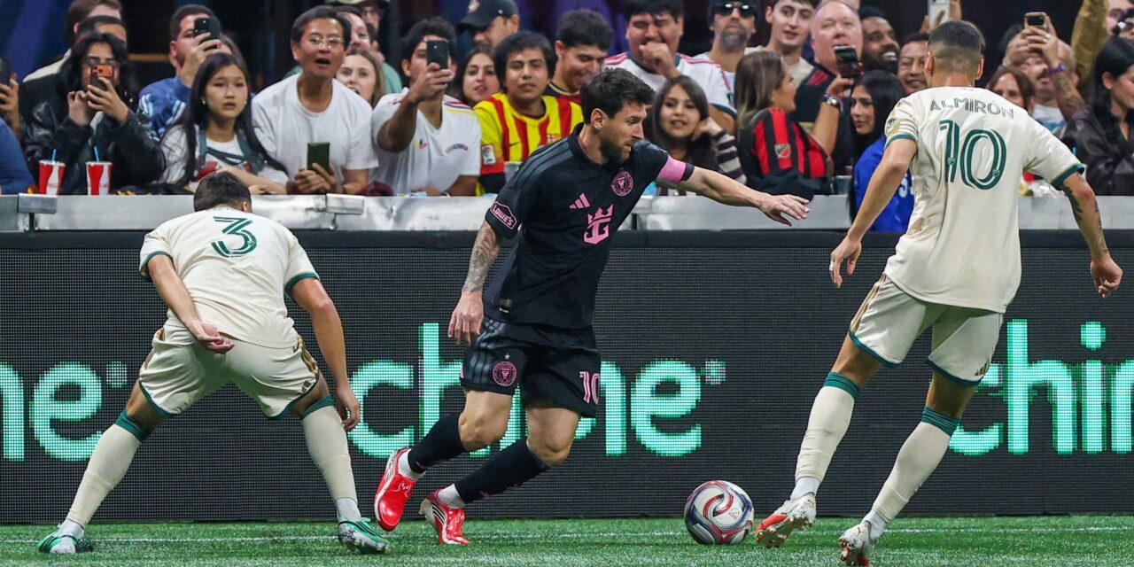 Messi deslumbra en su regreso a Atlanta y hace doblete con el Inter Miami ⚽🔥