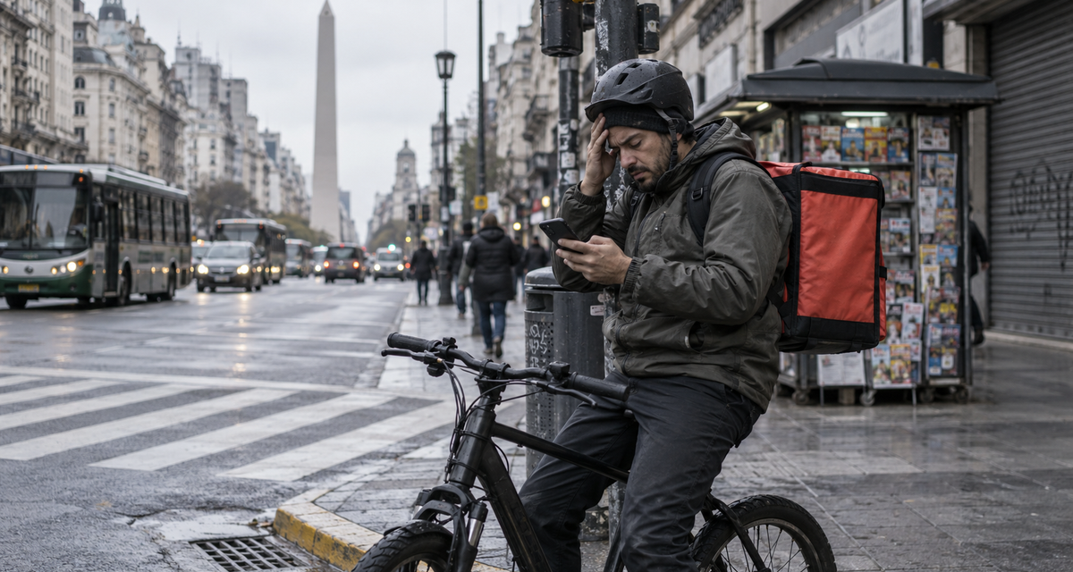 El auge del cuentapropismo en Argentina: más trabajo en apps y menos estabilidad laboral 🚗📱