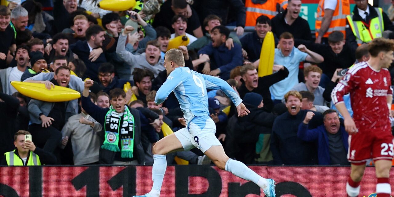 Manchester City conquista Anfield con una goleada que combina historia y fútbol 🔥⚽